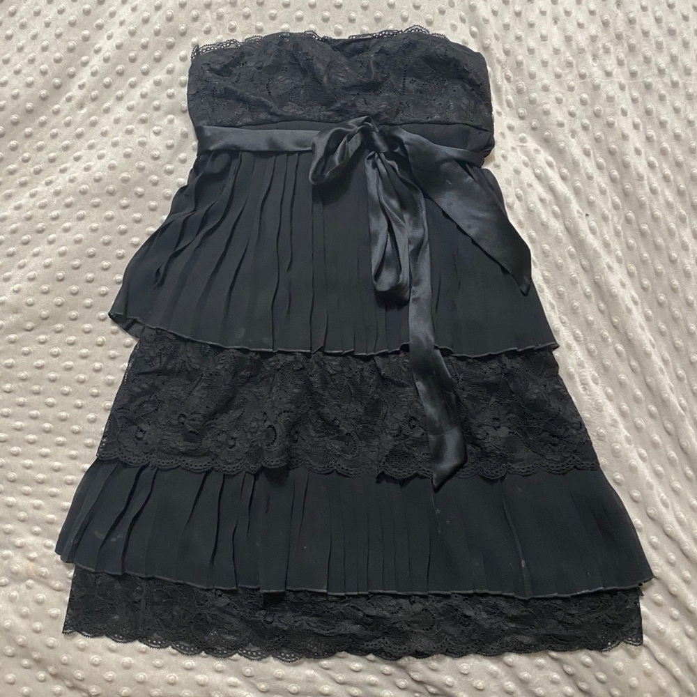 Guess Black Layered Cocktail dress